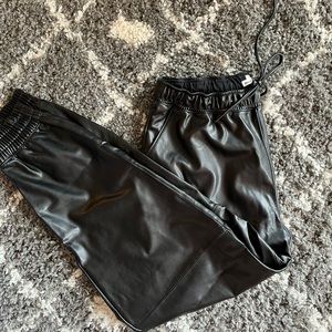 NWT Abercrombie faux leather pants!
